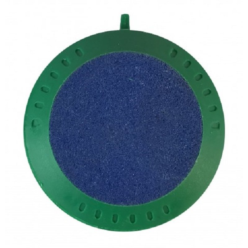 Aqua Nova Sprudelstein in Scheibenform, 10 cm, Aquarienausströmer für Aquarium, langlebiger Aquarienstein
