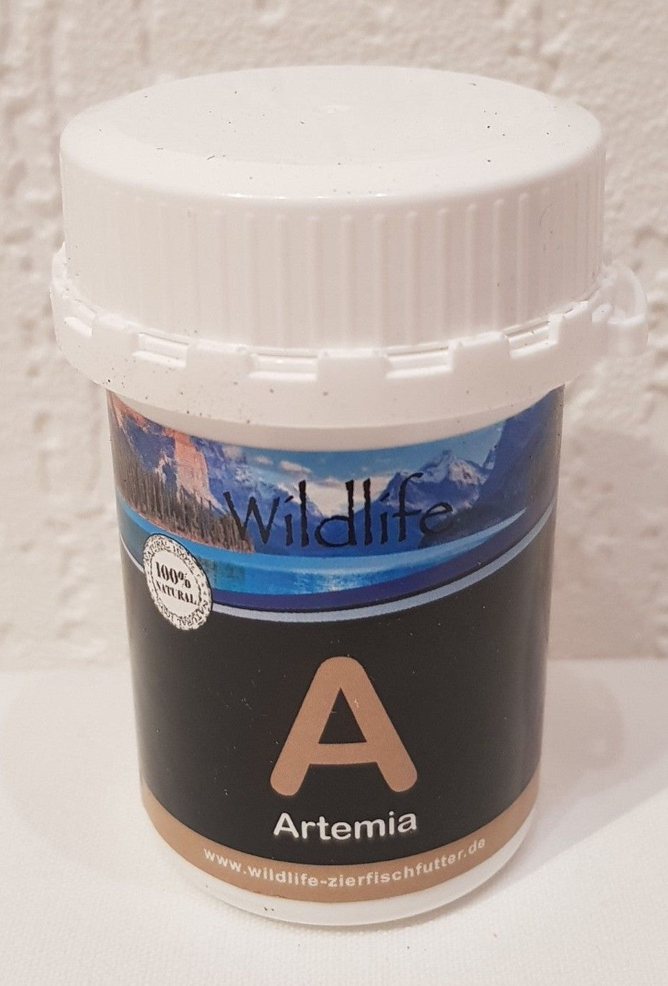 Wildlife Black Line Artemia FD 75ml für Süß- und Meerwasseraquarien, lebende Nahrung, natürliche Nahrung für Aquarienfische