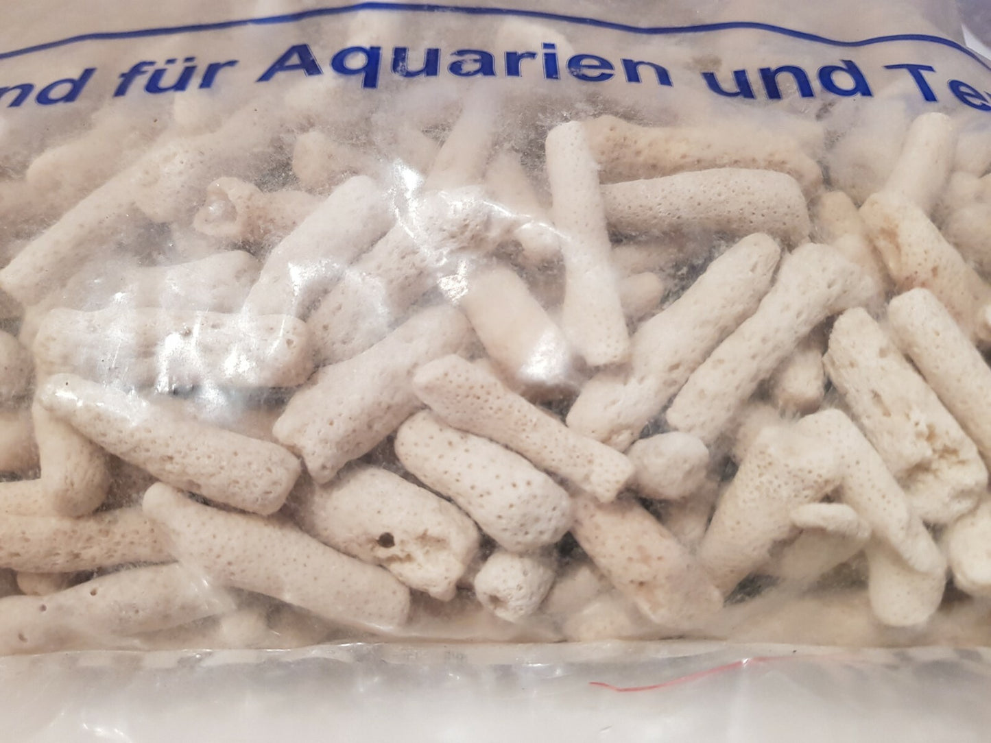 Korallenbruch C-15 Bodengrund, 12-25mm Korallensand für Aquarium, 5kg, für Seewasserbecken und Barsch-Aquarien
