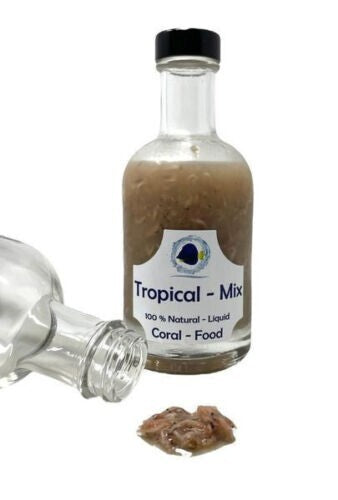 Korallenfutter Coral Reef Tropical Mix in 500ml Flasche, geeignet für Süß- und Meerwasseraquarien mit buntem Korallenmix