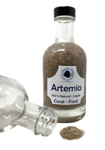 Korallenfutter von Coral Reef, Artemia-Fischfutter in 5-Liter-Gebinde für Süß- und Meerwasseraquarien, lebendige Nahrung für Korallen und Fische