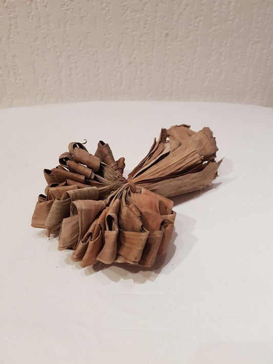 Zehn Bananenblätter Laub für Garnelen, Krebse und Welse im Aquarium, handliche 12-15 cm, naturbelassen und biologisch.