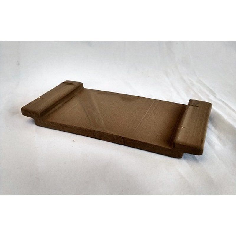 Brauner Ton Ziegelbrücke für Ziegelhöhle im Aquarium, Maße 13x72x143mm, Zucht Ziegel, natürliche Aquariendekoration