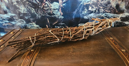 Kokosrispe XXL 57x10cm aus Holz, geeignet für Reptilien, Aquarien und Terrarien, zeigt natürliche Textur und Struktur