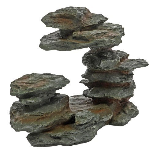 Künstlicher Hobby Sarek Rock 2 Felsen für Aquarium und Terrarium, naturähnliche Dekosteine, realistischer Stein in natürlicher Farbgebung