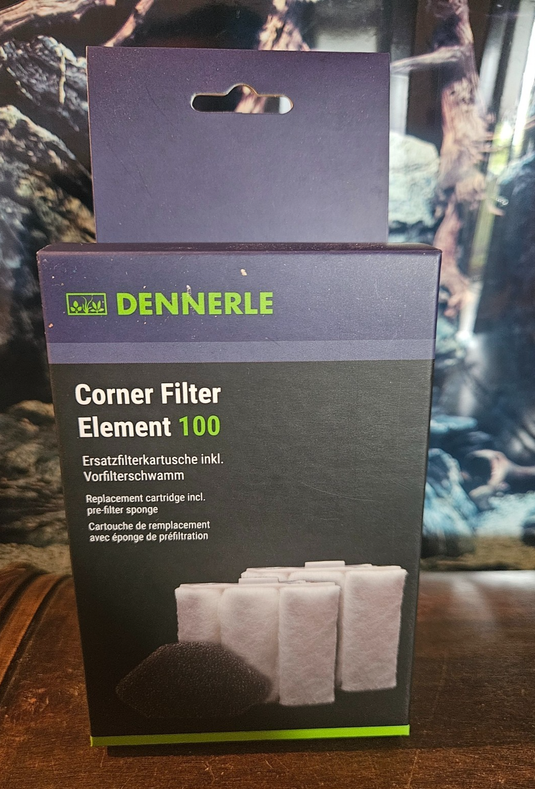 Ersatzkartusche für Dennerle Nano Filter XXL, Eckfilter, 2er-Pack, Filterelement für Aquarienreinheit und Wasserqualität