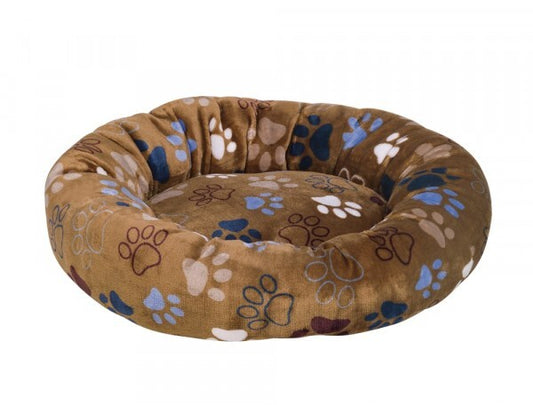 Hunde Donut Lissi Classic braun, 50 cm, weiches Hundebett mit runder Form, ideal für Hund und Katze, von Nobby