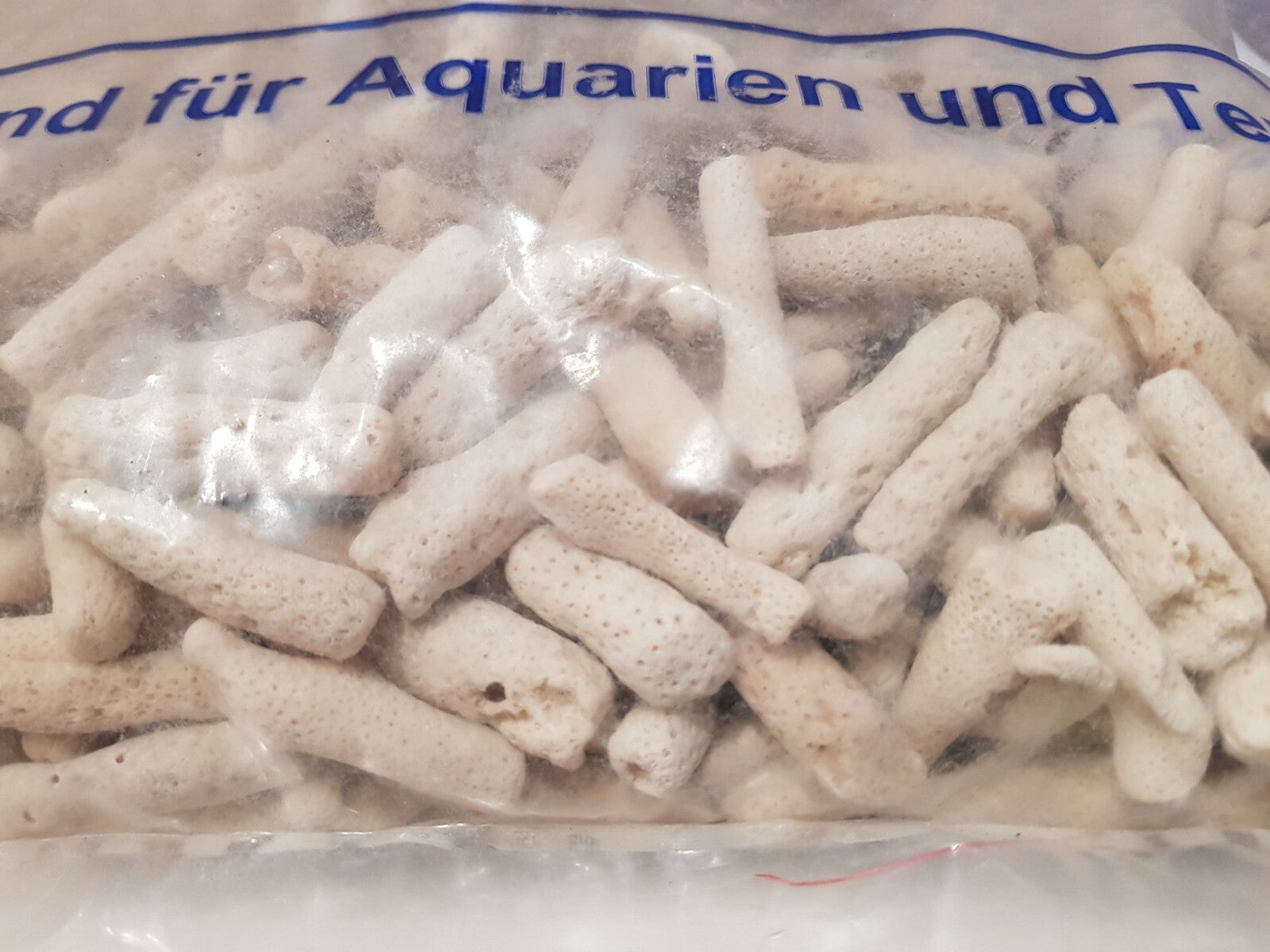 Korallenbruch C-15 Bodengrund, 12-25mm Korallensand für Aquarium, 5kg, für Seewasserbecken und Barsch-Aquarien