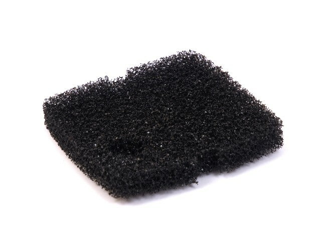 Schwarzer Ersatzfilterschwamm von Aqua Nova für NCF Außenfilter 1000, 1200 und 1500, zeigt den Filtereinsatz im Einsatz