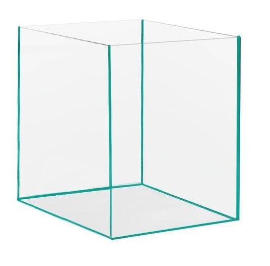 Glasbecken für Aquarium oder Terrarium, rechteckig, 25x25x30cm, 19 Liter, transparentes Glasaquarium von Diversa