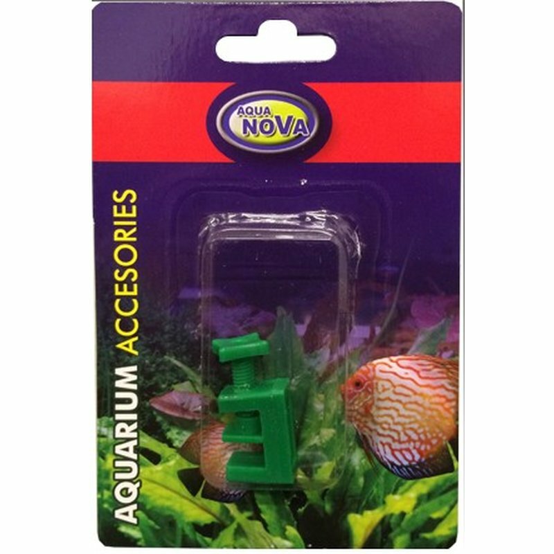 Zehn Aqua Nova Schlauchklemmen für 4mm Luftschläuche, kleines Zubehör für Aquarien- und Luftschlauchsysteme