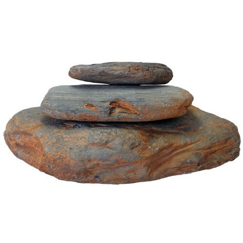 Hobby blauer Marmorstein für Aquarium, ca. 0,4-1,0 kg, ideal für Welse, Garnelen und Fische, mit marmoriertem Muster