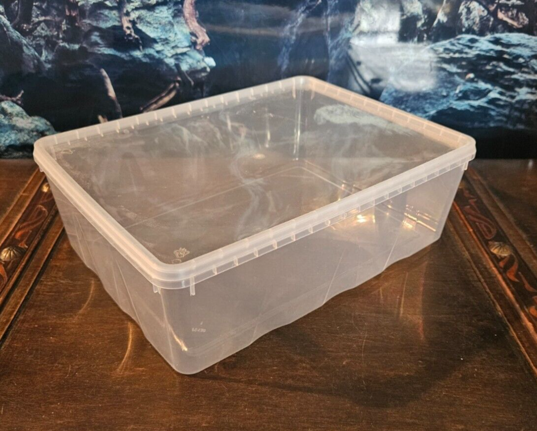 BraPlast Aufzuchtbox 3L für Eier und Welse, transparente Kunststoffbox im Aquarium, Maße 245x185x80mm