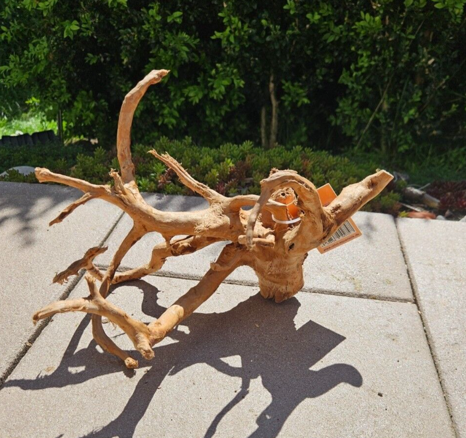 Rote Moorwurzel aus Holz für Aquarium, geeignet für Welse und Fische, von Orbit, Maße 26x17x17 cm, natürliche Dekoration