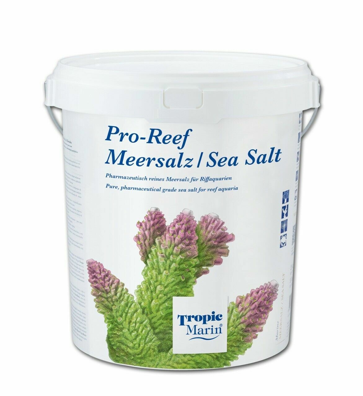 Tropic Marin Pro Reef Meersalz im 10kg Eimer, hochwertiges Meerwassersalz für Korallen und Aquarien.