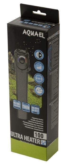Aquael Ultra Heater Day&Night 100W Heizstab für 100 L Aquarium, ideal für Schildkröten und Aquarien mit Heizer Heizstab