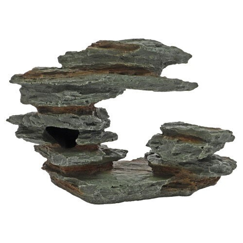 Hobby Sarek Rock 2, realistischer künstlicher Fels für Aquarium und Terrarium, naturgetreue Deko aus Stein