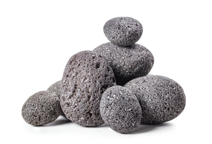 ARKA mySCAPE-Lava Pebbles Aquarium-Deko Steine, 50-70mm, für Garnelen, 20kg, natürliche Lava Steine fürs Aquarium