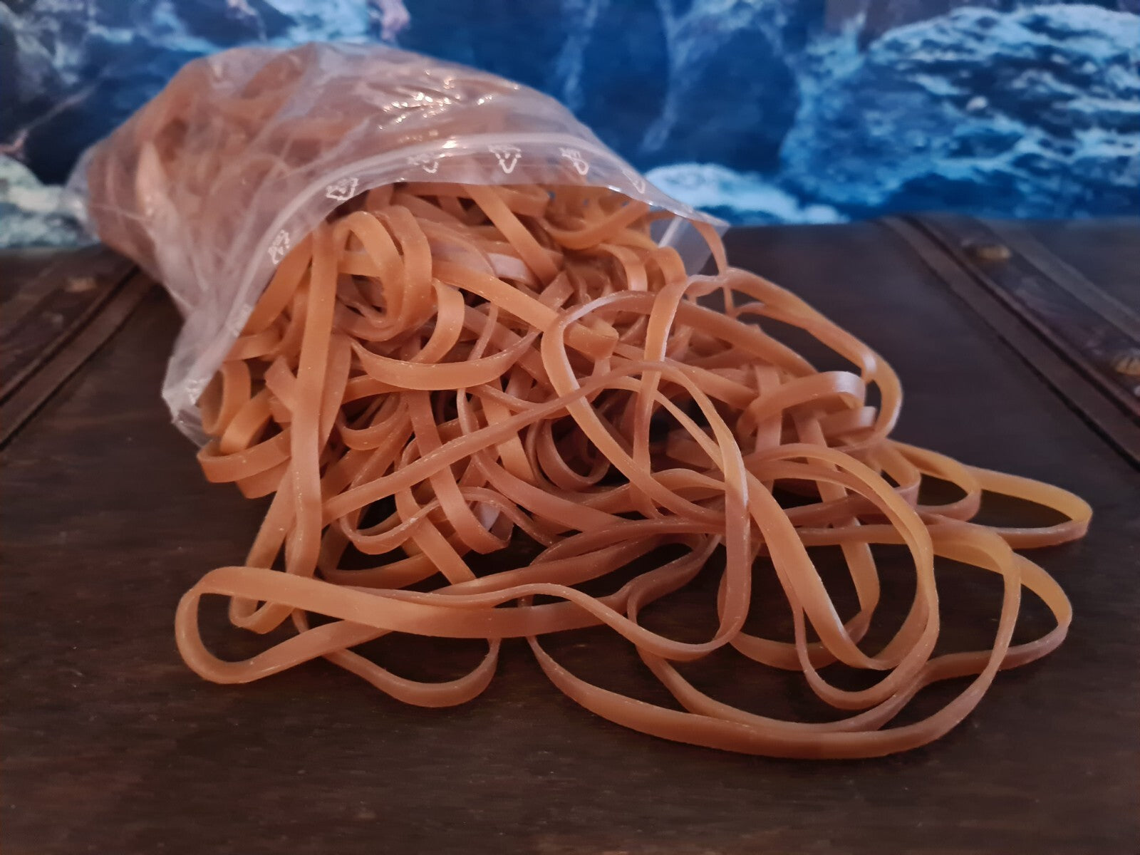 200g Gummiringe, Durchmesser 75mm, Gummis für Transportbeutel, Tüten, Aquarium und Teich, flexible Gummibänder